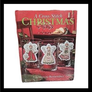 Cross-Stitch Christmas Book lot of three hardcover Cross Stitch Pattern